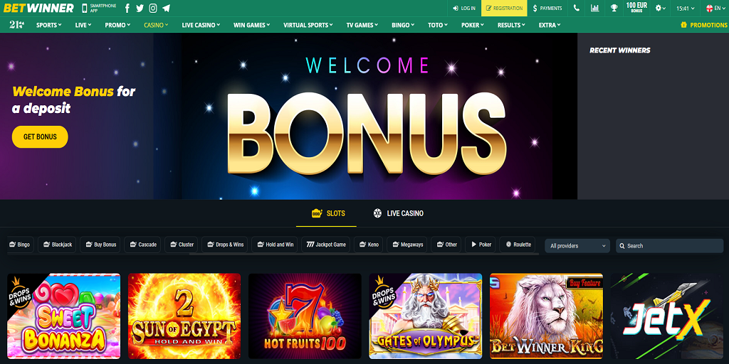 Betwinner Website Design