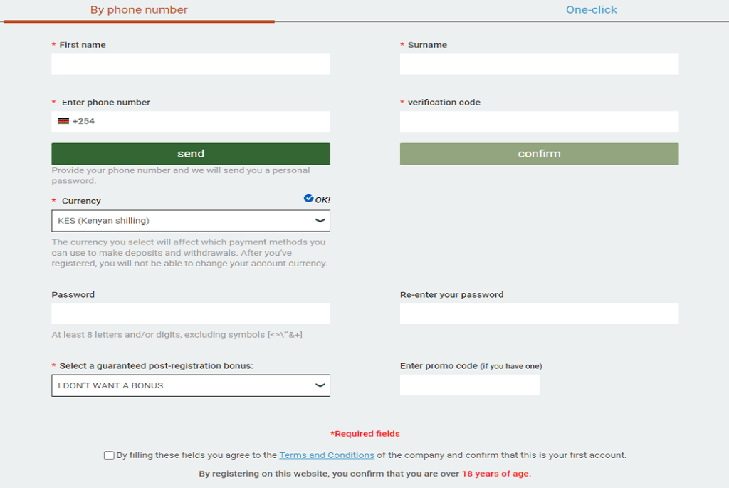 Melbet Registration