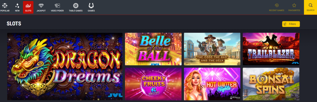 Meridianbet Online Slots