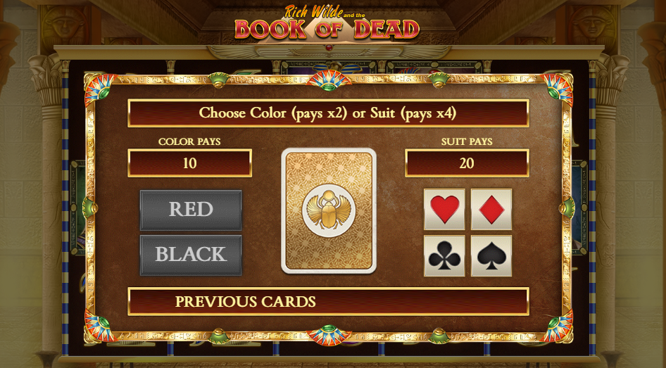 Gamble Feature Book of dead