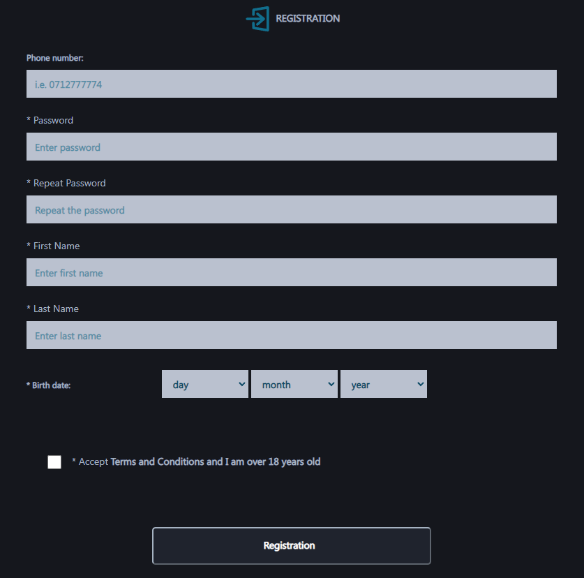 Registration Process