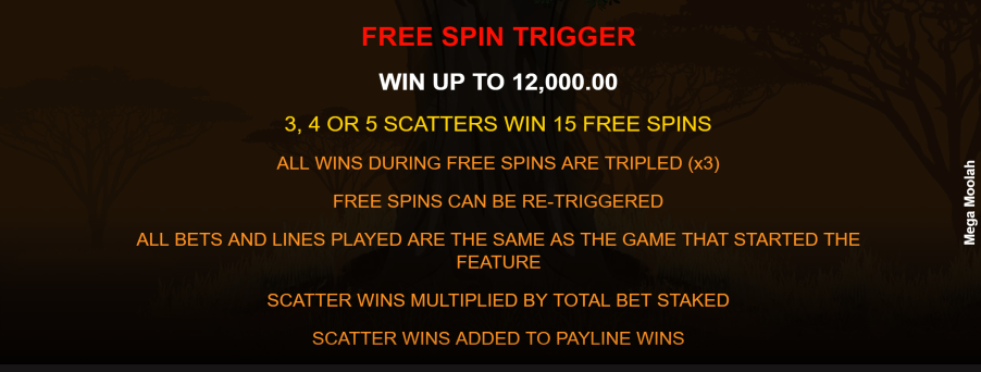 Mega Moolah Free Spins Feature