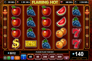 Flaming hot slot