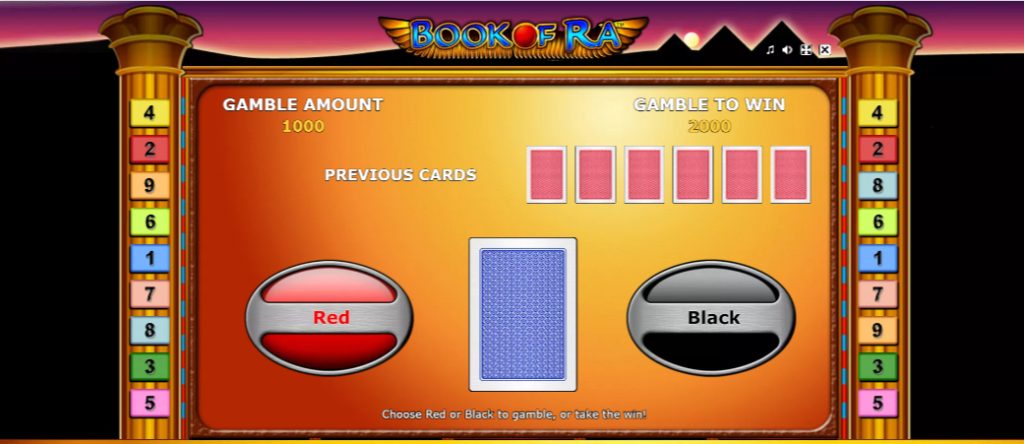 Book of Ra Gamble Feature