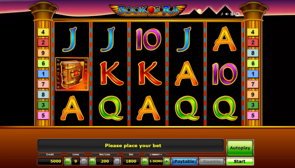 Book of ra slot Gameplay