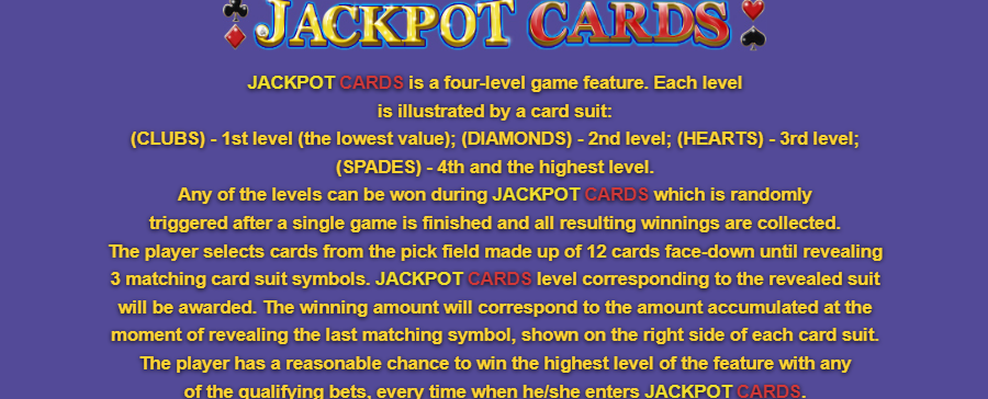Jackpot Bonus Feature